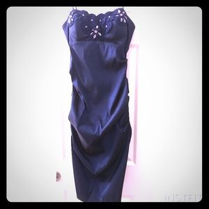 Navy Betsy and Adam knee length dress